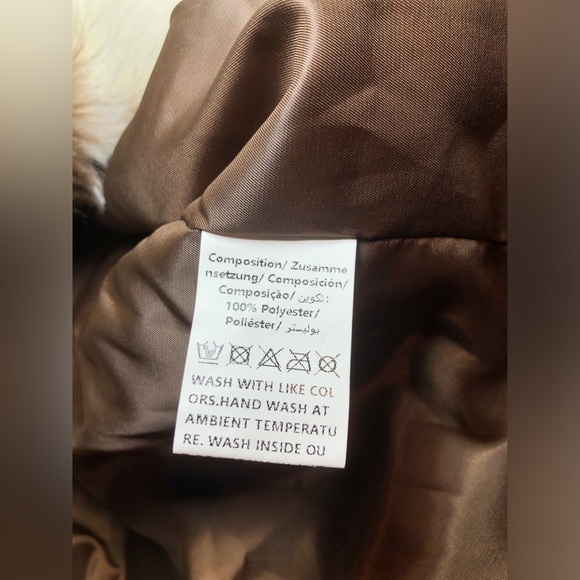 NWOT Women Cow Faux Fur Lapel Maxi Coat Fleece Outwear Jacket with Pockets - Picture 10 of 13